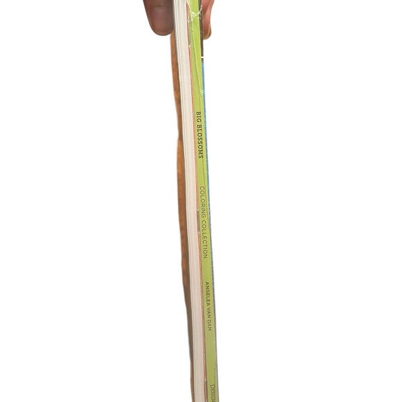 2 Pack Hello Angel Big Blossoms & Relaxing Patterns Adult Coloring Books - Picture 5 of 6